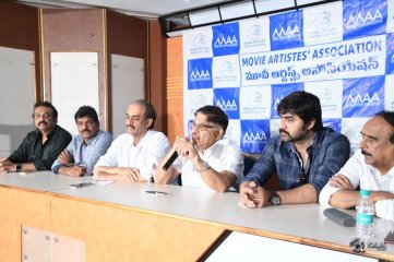 Movie Artists Association Members Holds Press Meet On Drug Mafia